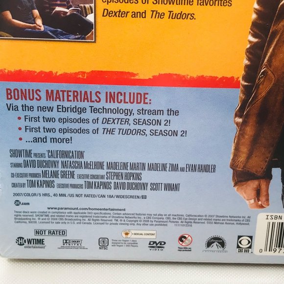 Californication The First Season DVD 2007 David Duchovny New In Package - Picture 8 of 8